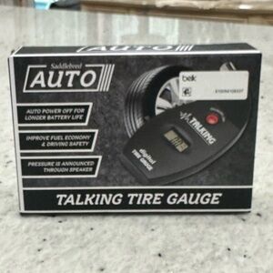 Saddlebred Auto Black Digital Talking Tire Gauge